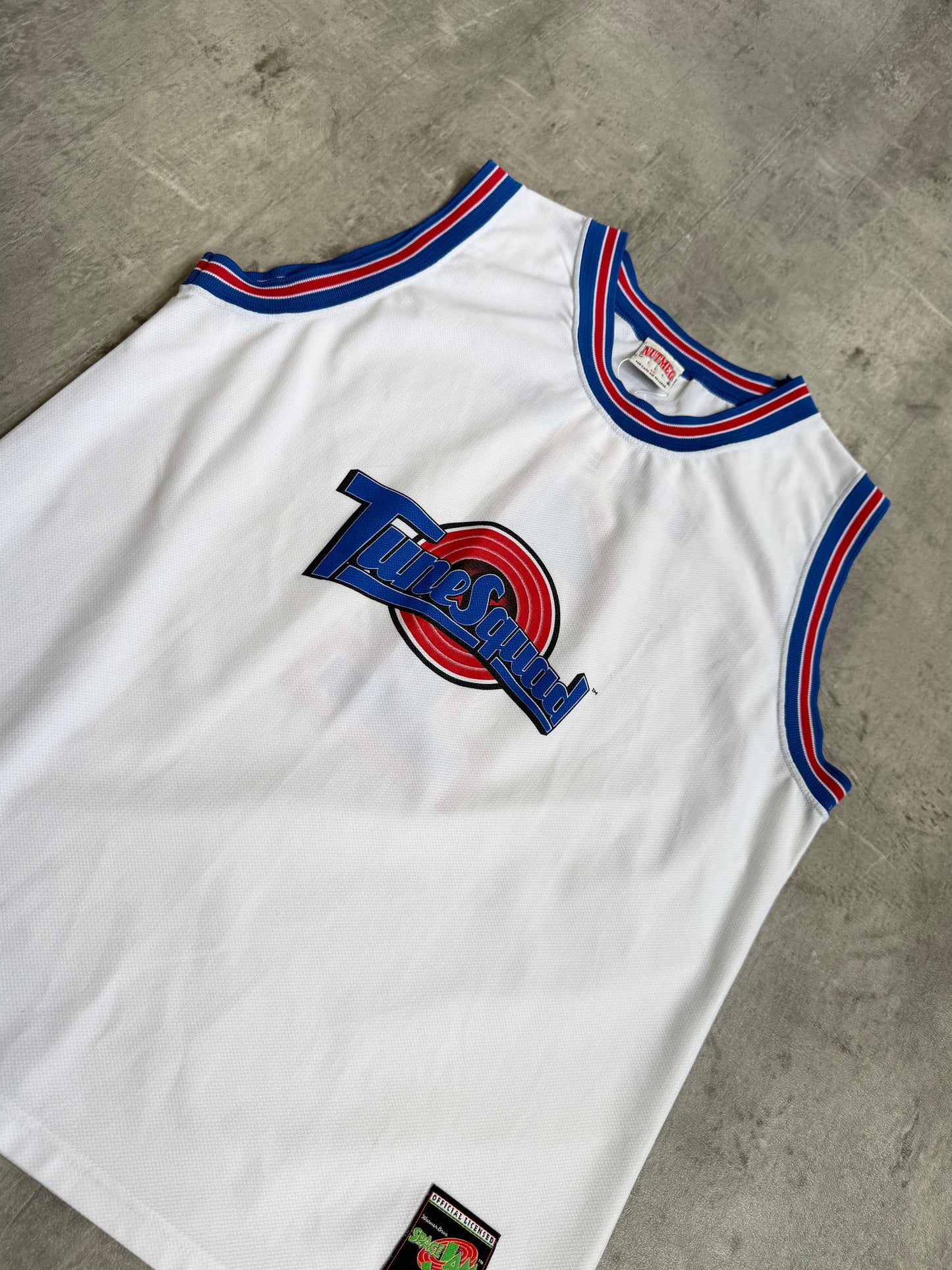 1996 Nutmeg Official Space Jam 'Bugs Bunny 1' Tune Squad Jersey