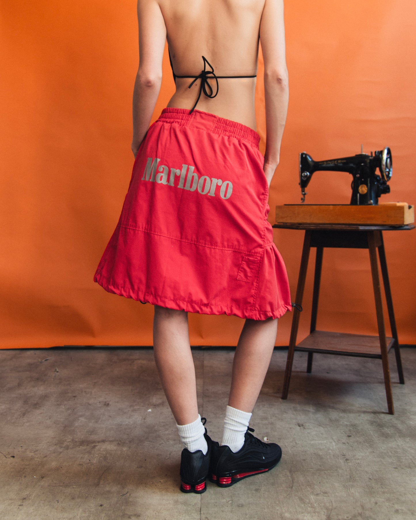 VT Rework : Marlboro Technical Pocket Midi Skirt
