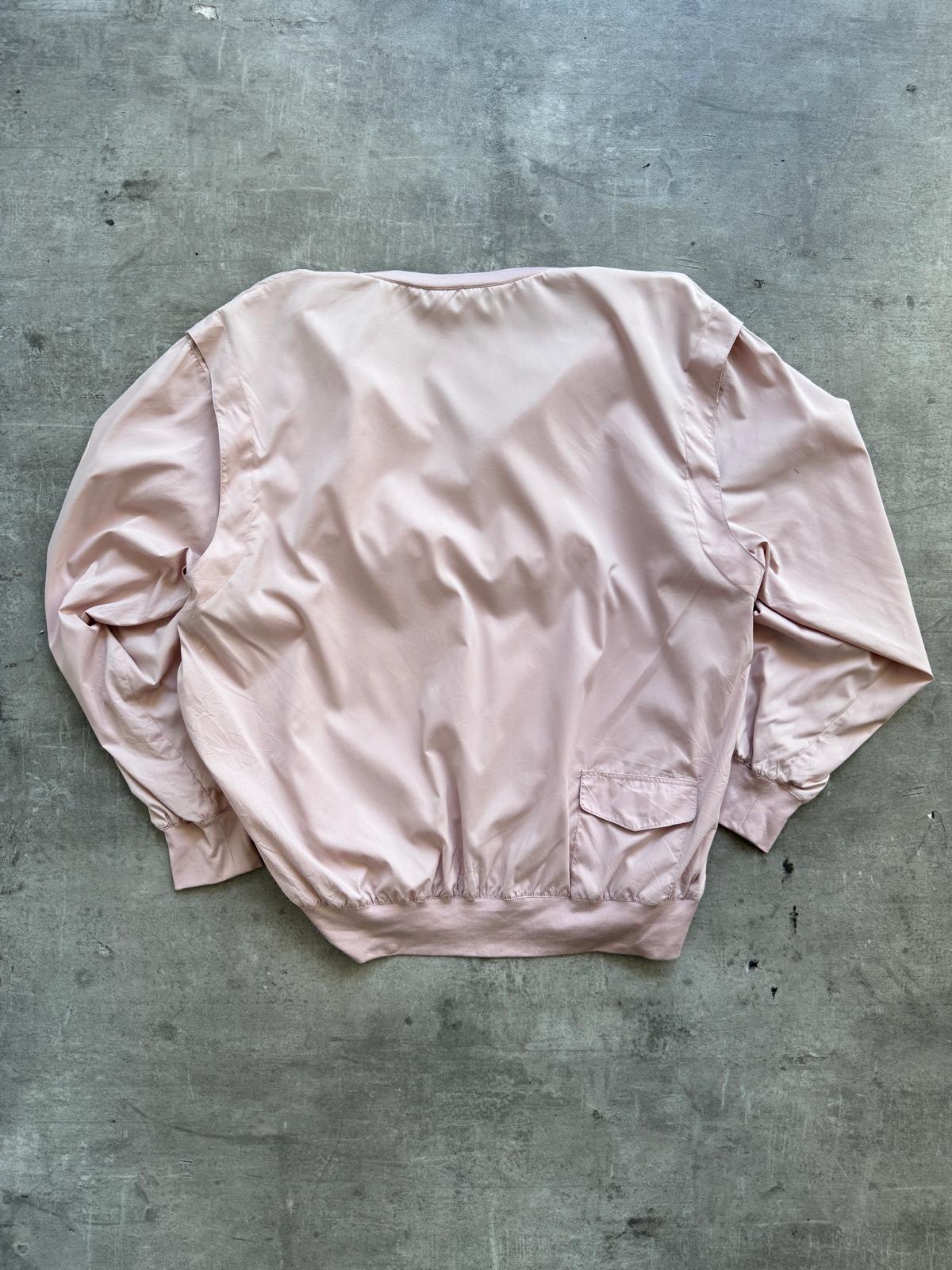 1990's Christian Dior Sport Baby Pink Graphic Golf Pullover (Sold As Seen)