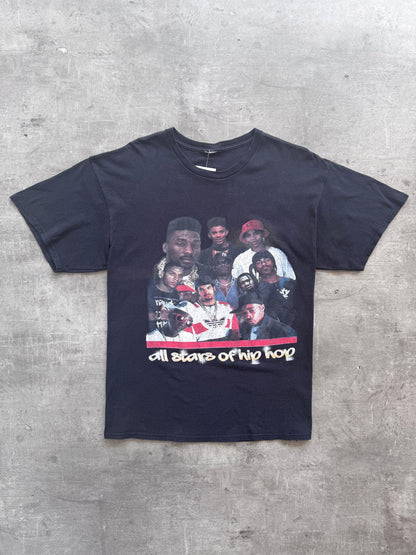 2000's Hip-Hop All Stars Black Graphic Tee
