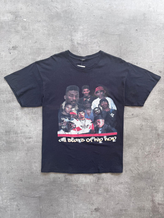 2000's Hip-Hop All Stars Black Graphic Tee