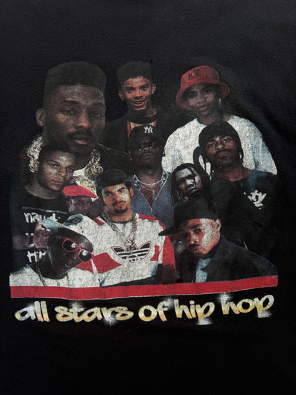 2000's Hip-Hop All Stars Black Graphic Tee