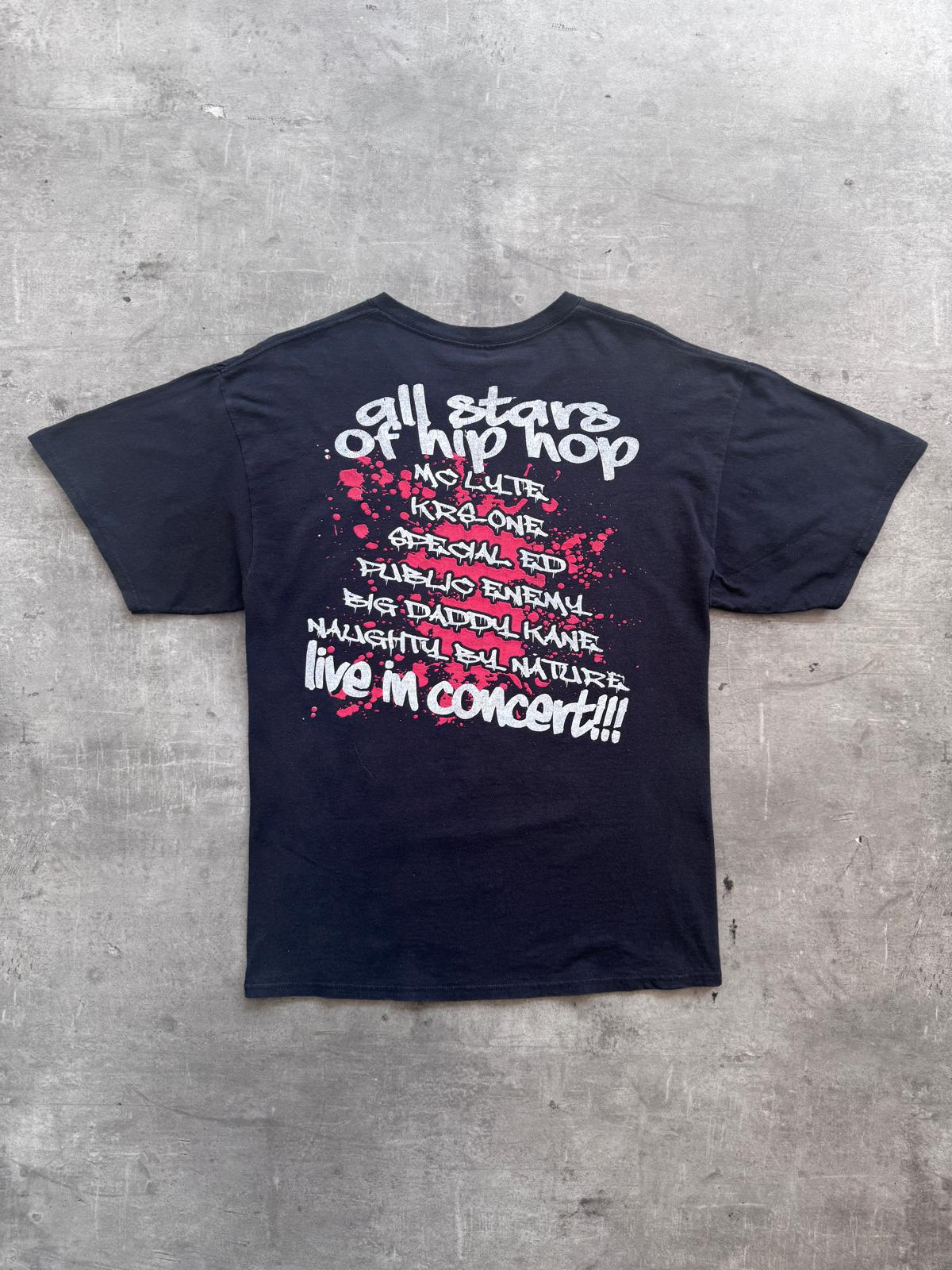 2000's Hip-Hop All Stars Black Graphic Tee
