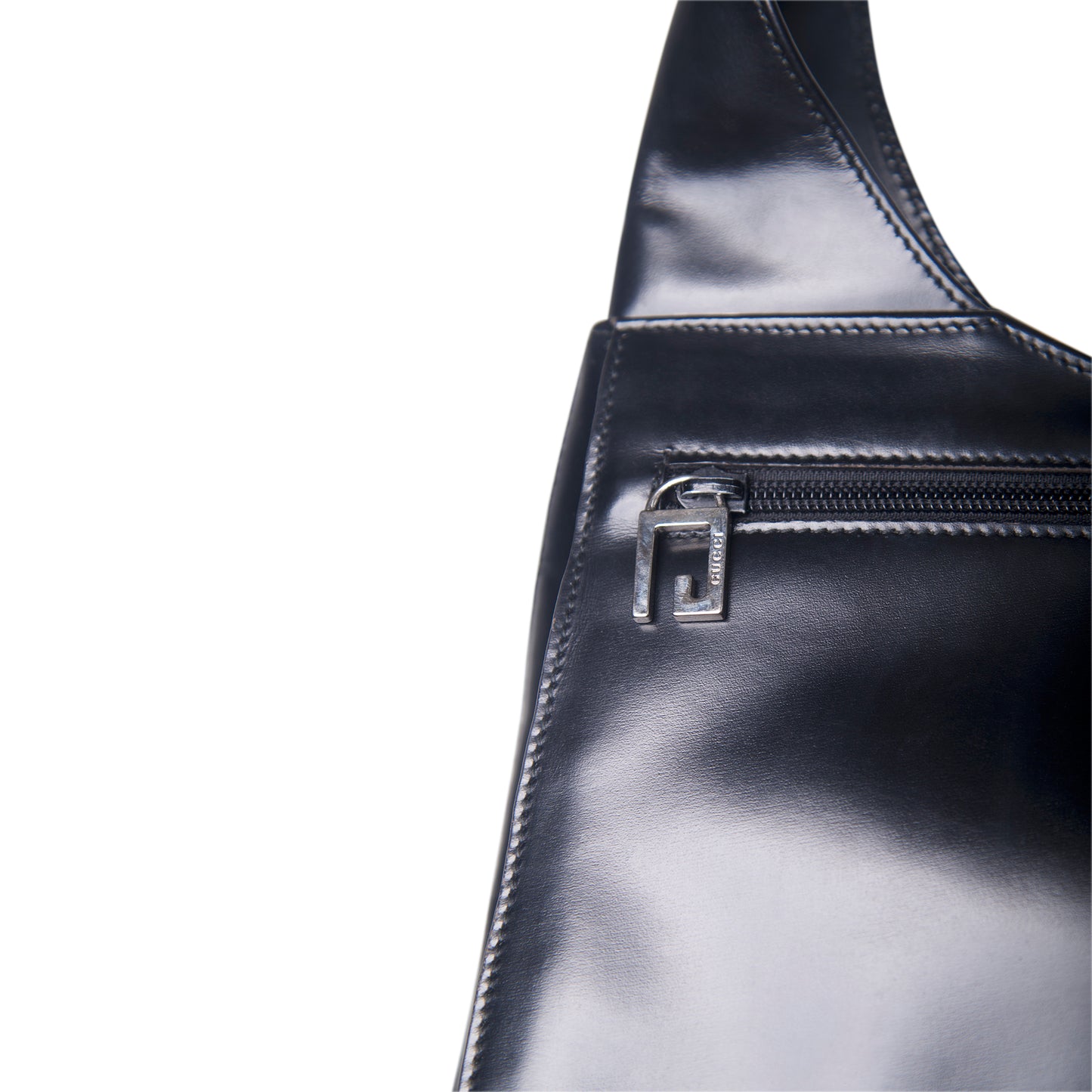 1999 Gucci by Tom Ford Black Leather Handbag