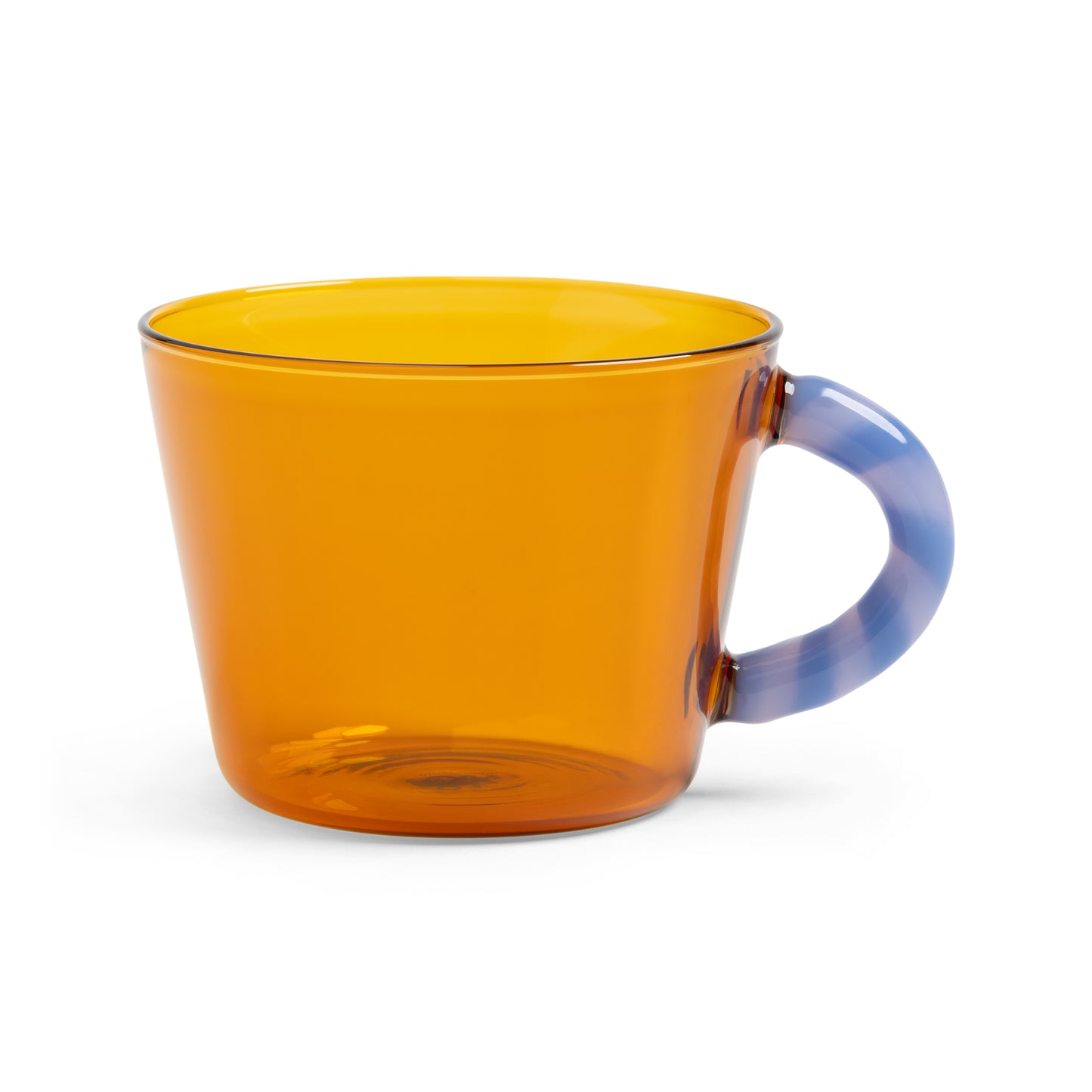 &Klevering Glass Duet Amber Cup Set of 2