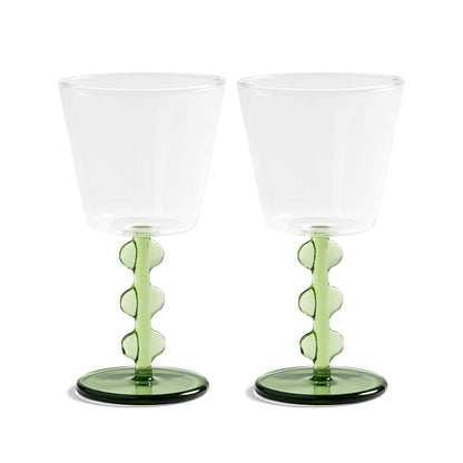 &Klevering Wine Glass Petal Set of 2