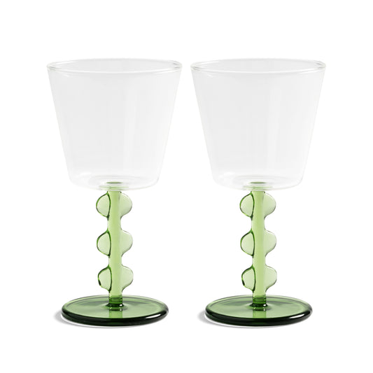 &Klevering Wine Glass Petal Set of 2