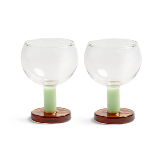&Klevering Glass Cantine Amber Set Of 2