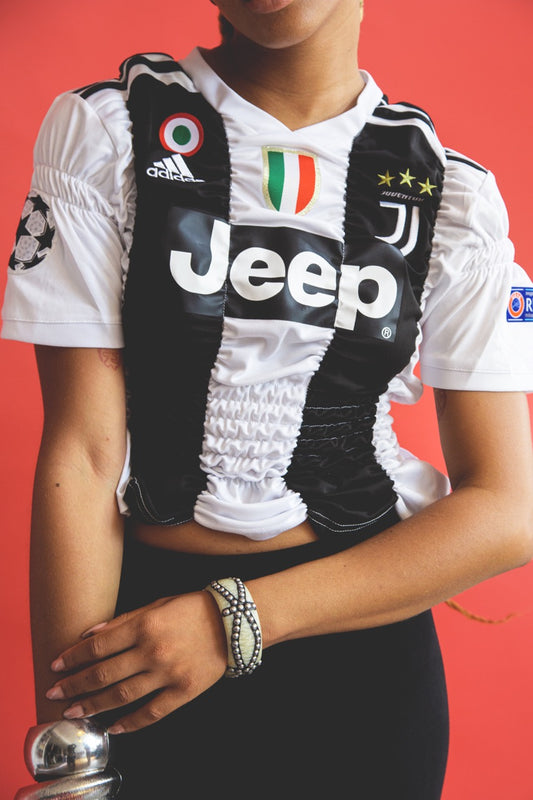 VT Rework: Juventus 'Ronaldo 7' Rouched Football Shirt