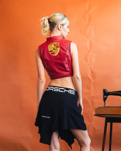 VT Rework : Custom Order - Leather Corset Racing Gilet