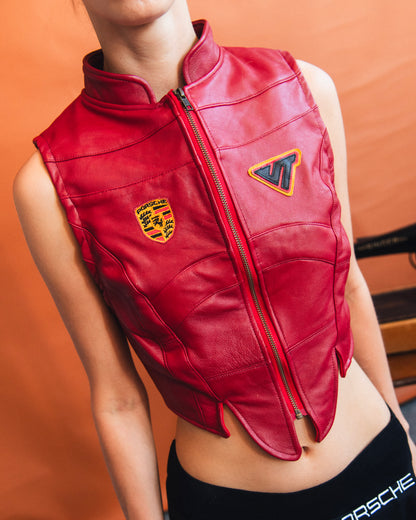 VT Rework : Custom Order - Leather Corset Racing Gilet