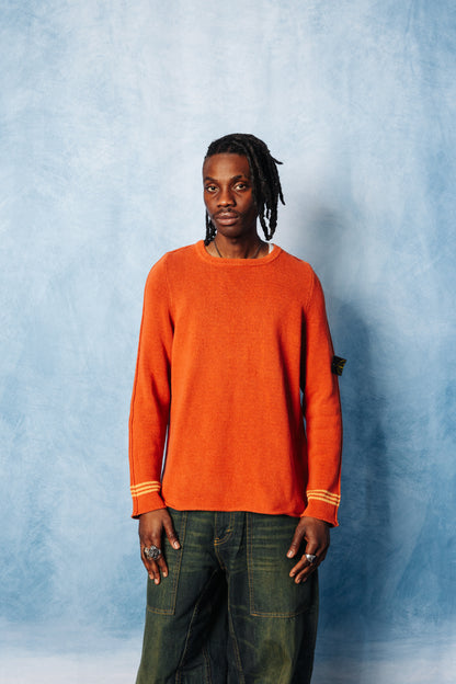 S/S 2003 Stone Island Cotton Knit Crewneck Sweater