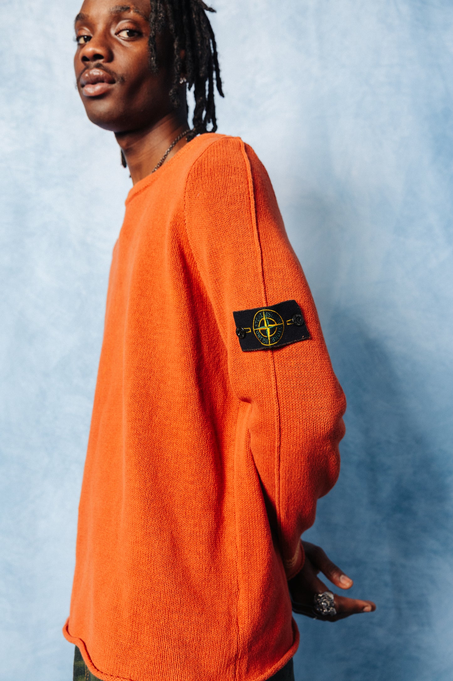 S/S 2003 Stone Island Cotton Knit Crewneck Sweater