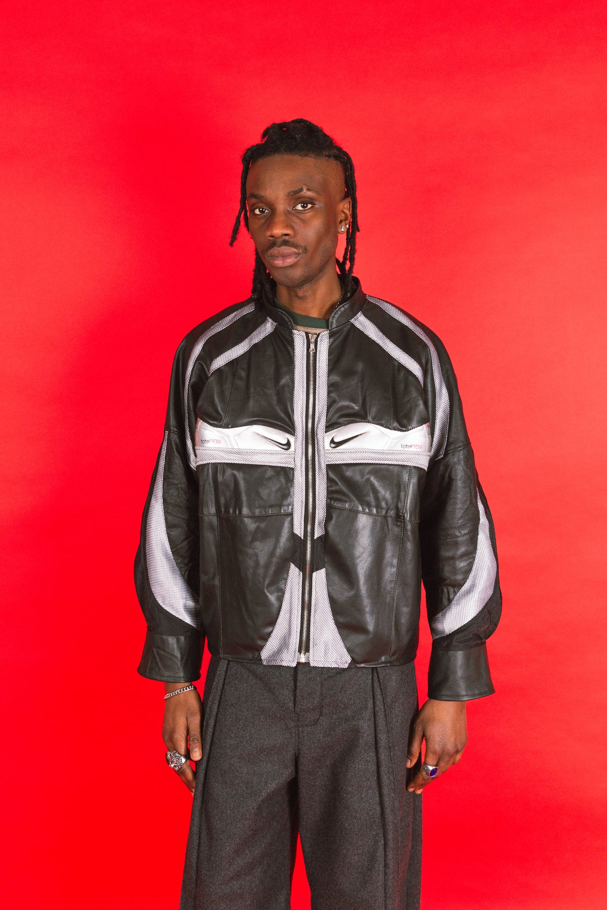 VT Rework : Custom Order - Trainer Mens Leather Jacket