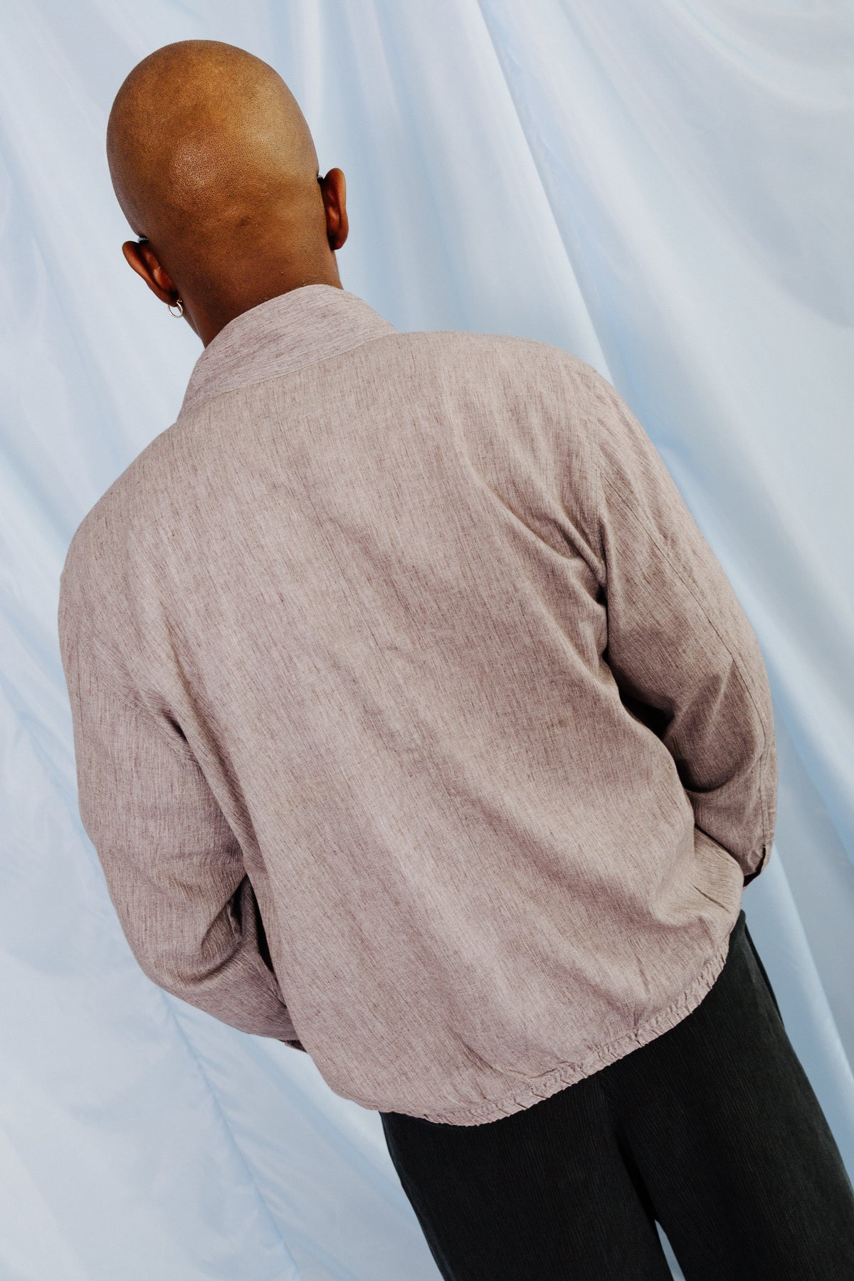1990's Kansai Yamamoto Flecked Twill Textured Work Blouson