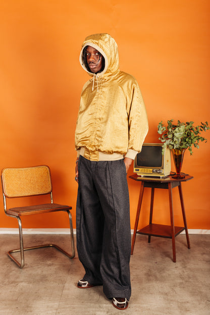 Issey Miyake I.S. Chisato Tsumori Design Reversible Satin Workwear Jacket