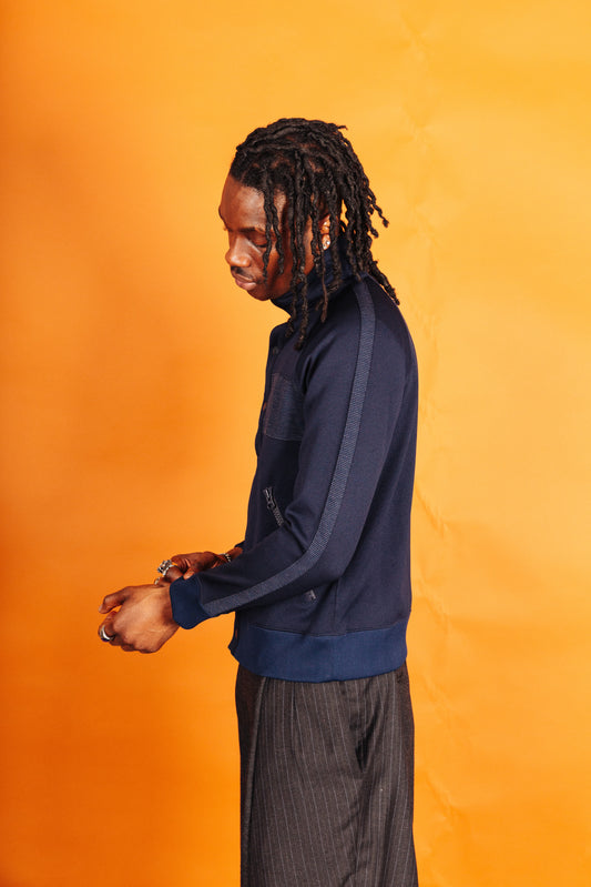 Issey Miyake Final Home Button Down Bomber Jacket