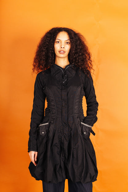 Marithé Francois Girbaud Outerstitch Detail Trench Coat