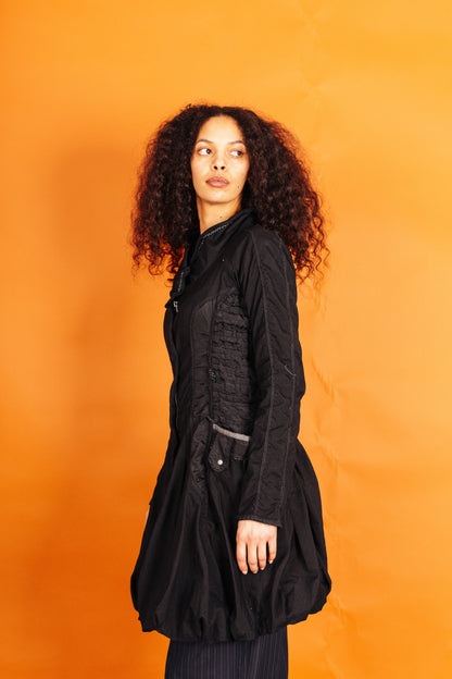 Marithé Francois Girbaud Outerstitch Detail Trench Coat