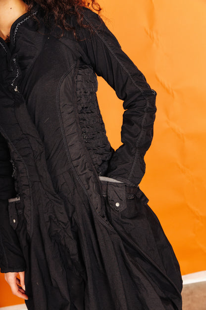 Marithé Francois Girbaud Outerstitch Detail Trench Coat