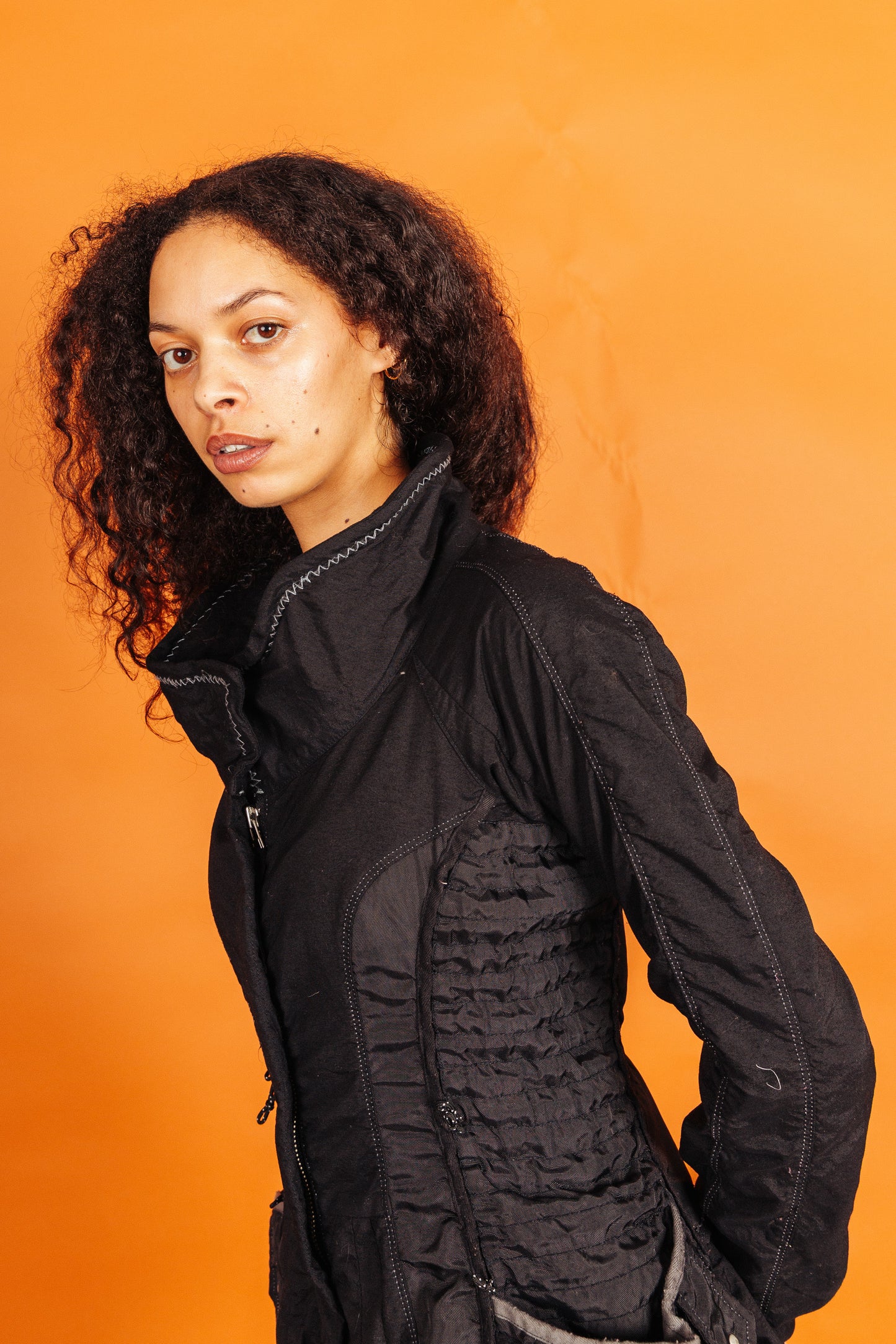 Marithé Francois Girbaud Outerstitch Detail Trench Coat