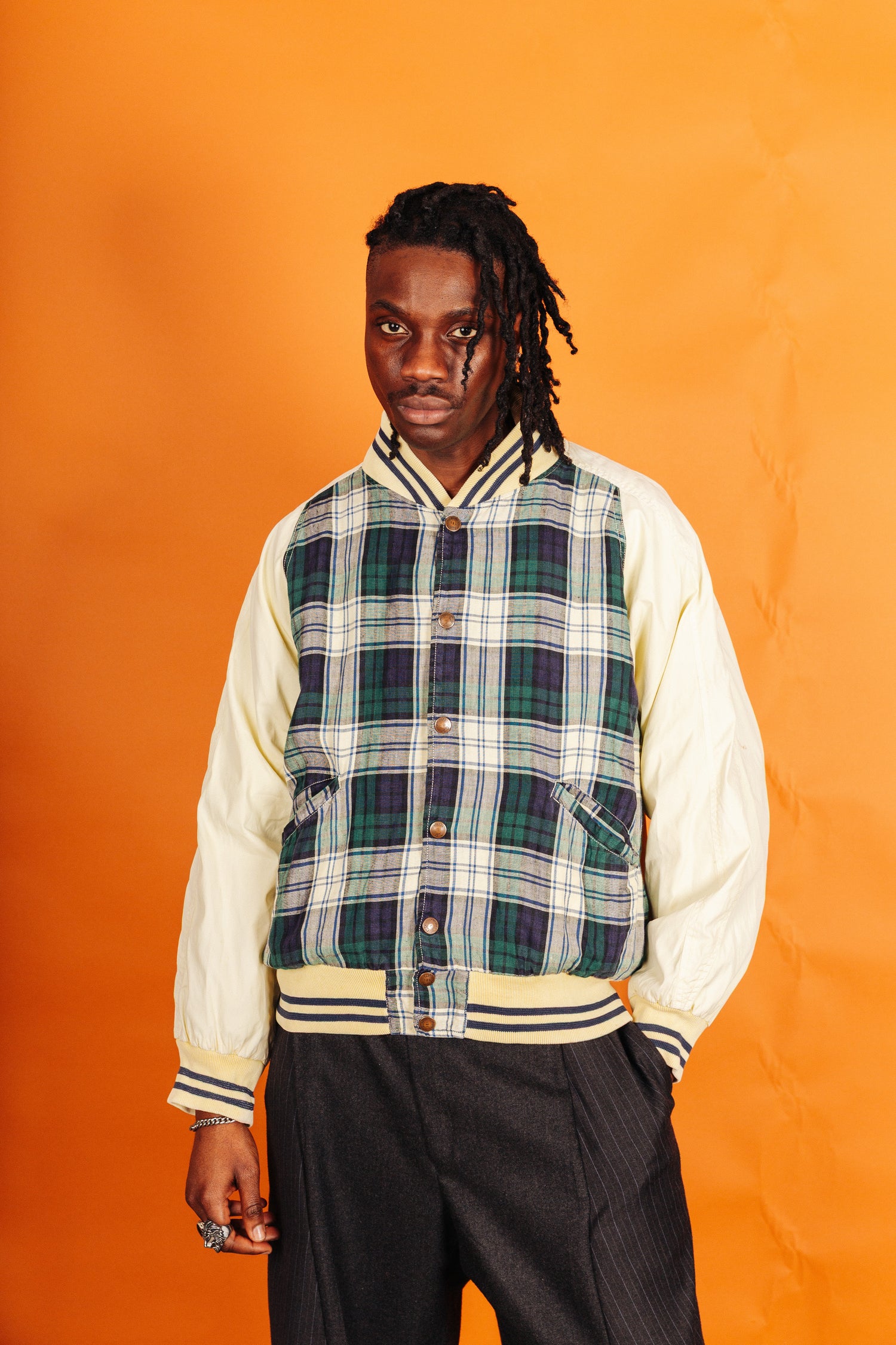 1990s C.P. Company Multi Hybrid Varsity Bomber