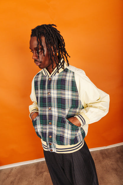 1990s C.P. Company Multi Hybrid Varsity Bomber