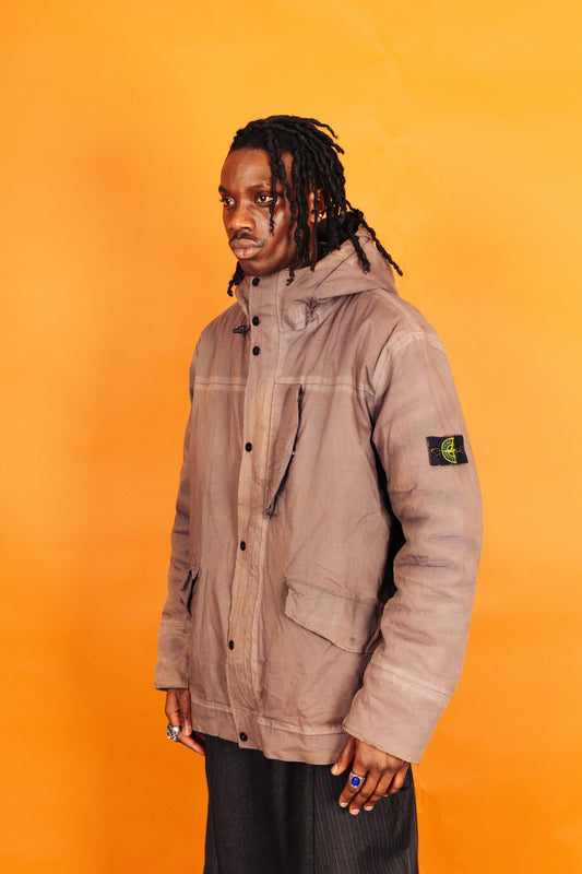 A/W 2013 Stone Island Brown Padded Parka Jacket
