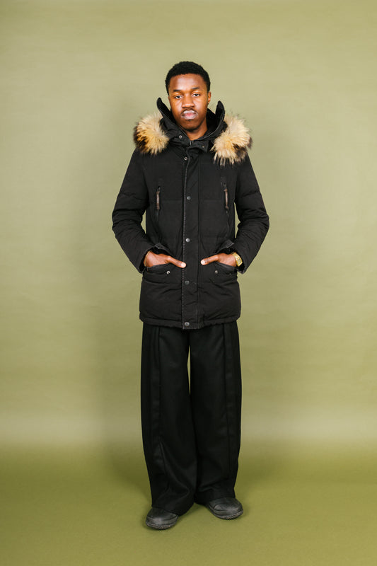 C.P. Company Asia Release Fur Trim Hooded Goggle Explorer Jacket