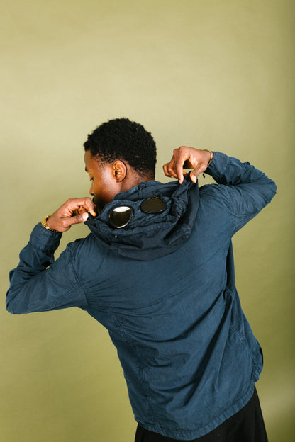 C.P. Company Goggle Hood Button Down Cotton Jacket