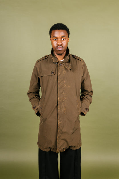 A/W 2009 C.P. Company Buckle Detail Lightweight Brown Trench Coat