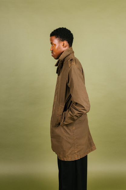 A/W 2009 C.P. Company Buckle Detail Lightweight Brown Trench Coat