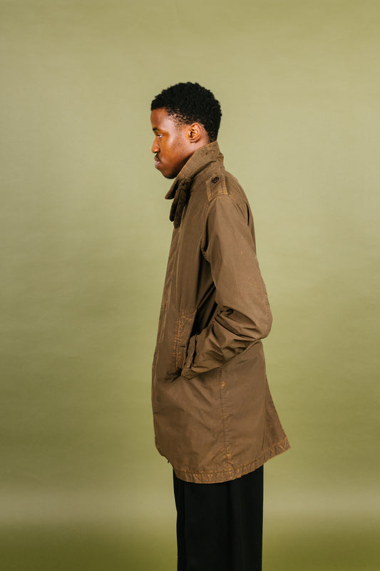 A/W 2009 C.P. Company Buckle Detail Lightweight Brown Trench Coat