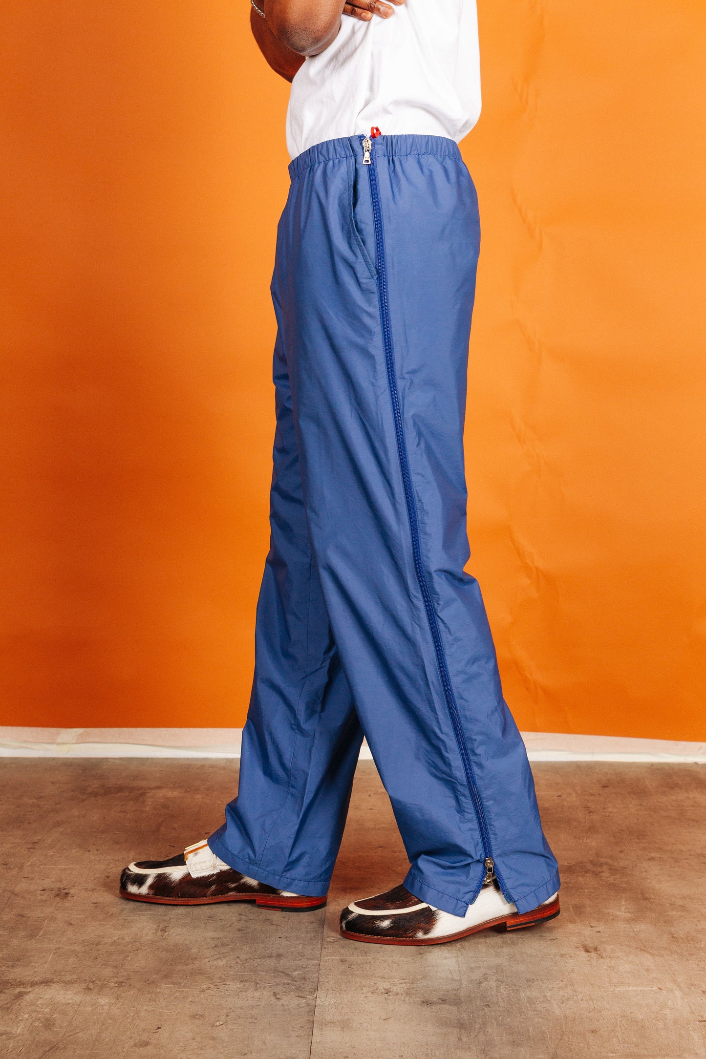 Prada Nylon Zip Up Tech Trousers