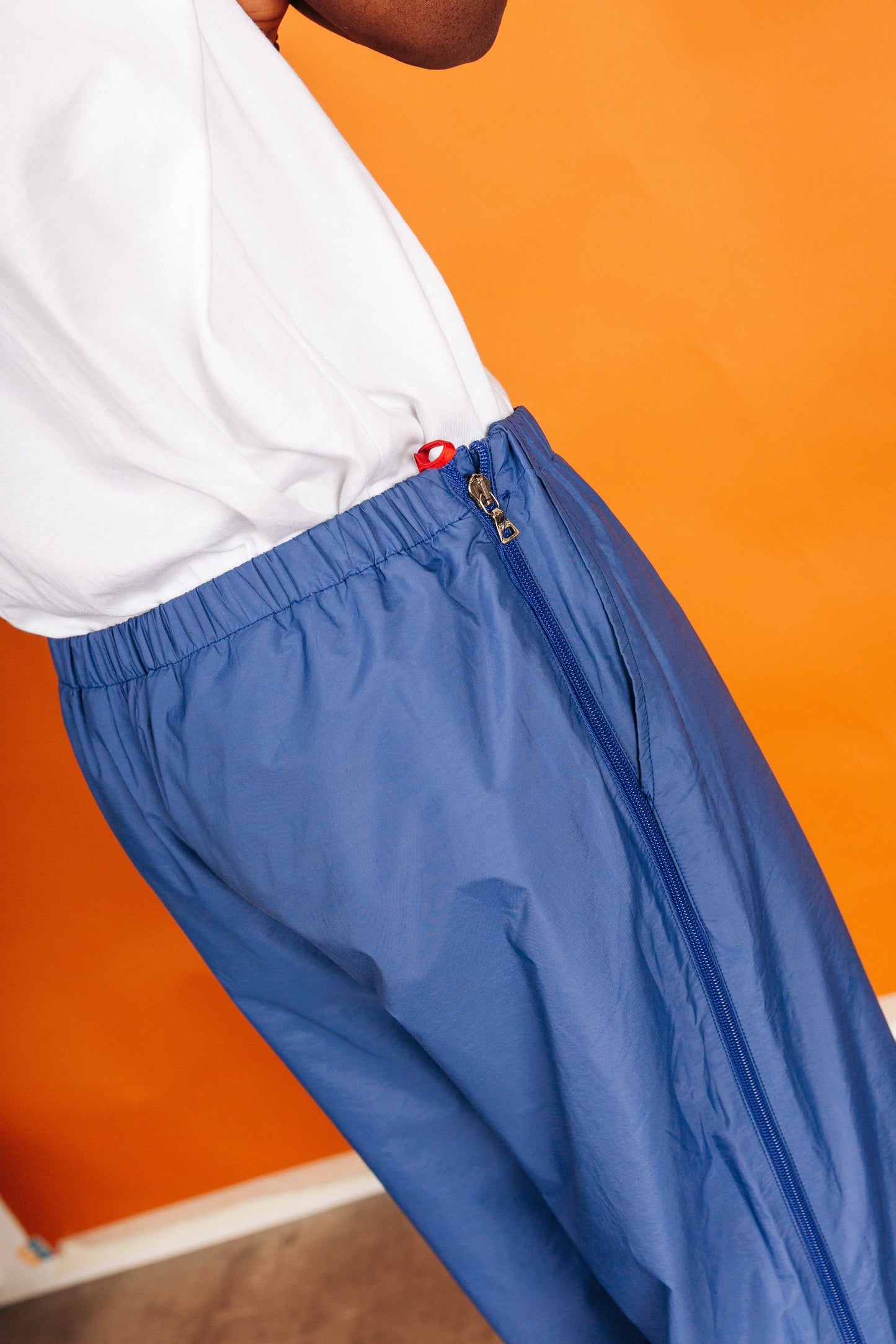 Prada Nylon Zip Up Tech Trousers