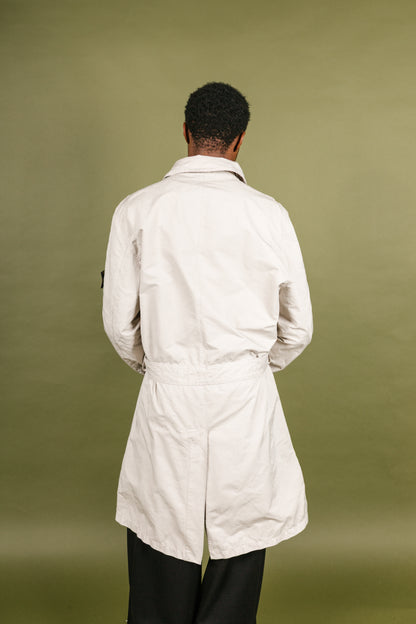 S/S 2008 Stone Island Belted Crinkle Trench Coat