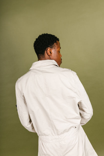 S/S 2008 Stone Island Belted Crinkle Trench Coat