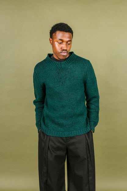 C.P. Company Japan Release Emerald Chunky Knitted Sweater
