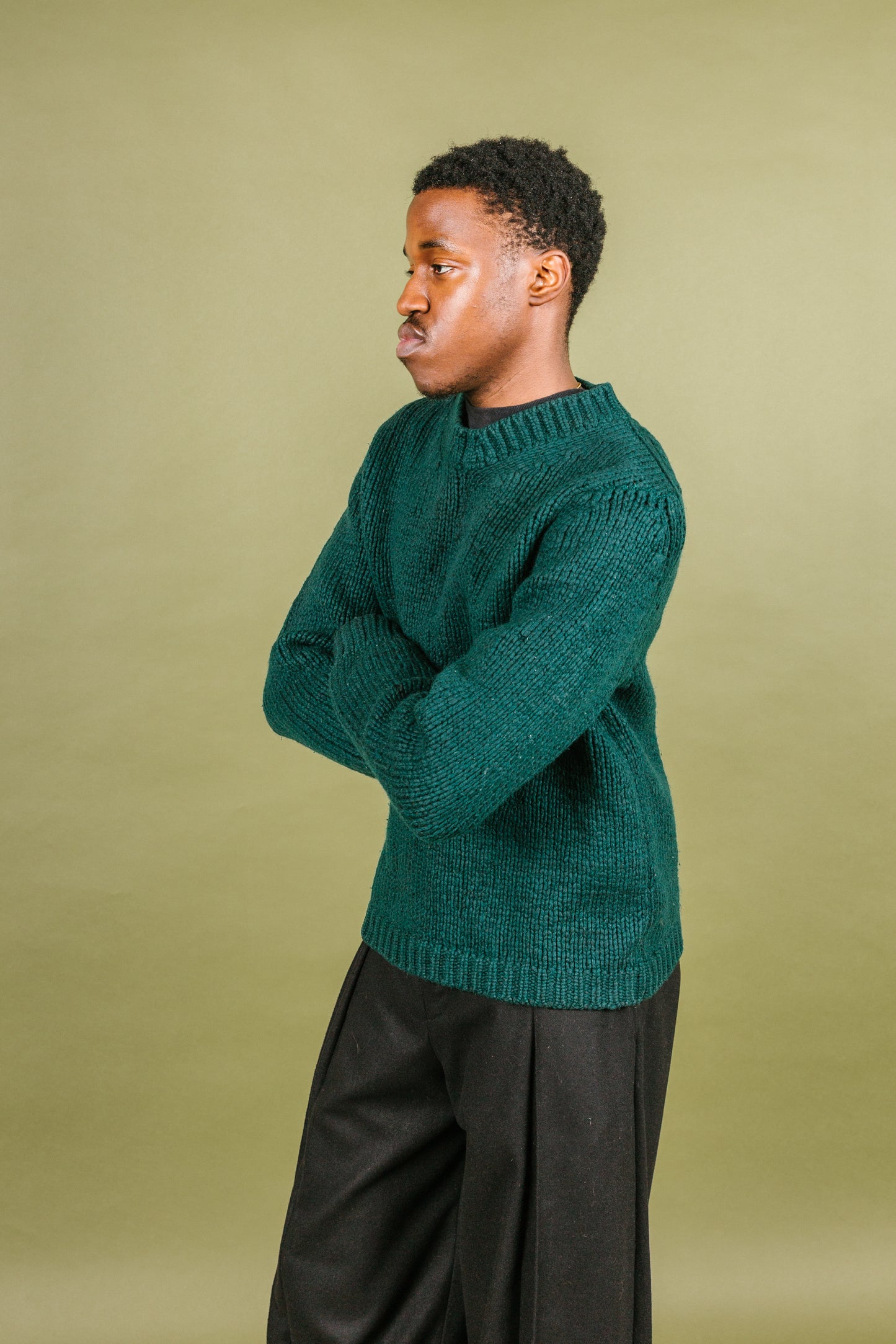 C.P. Company Japan Release Emerald Chunky Knitted Sweater