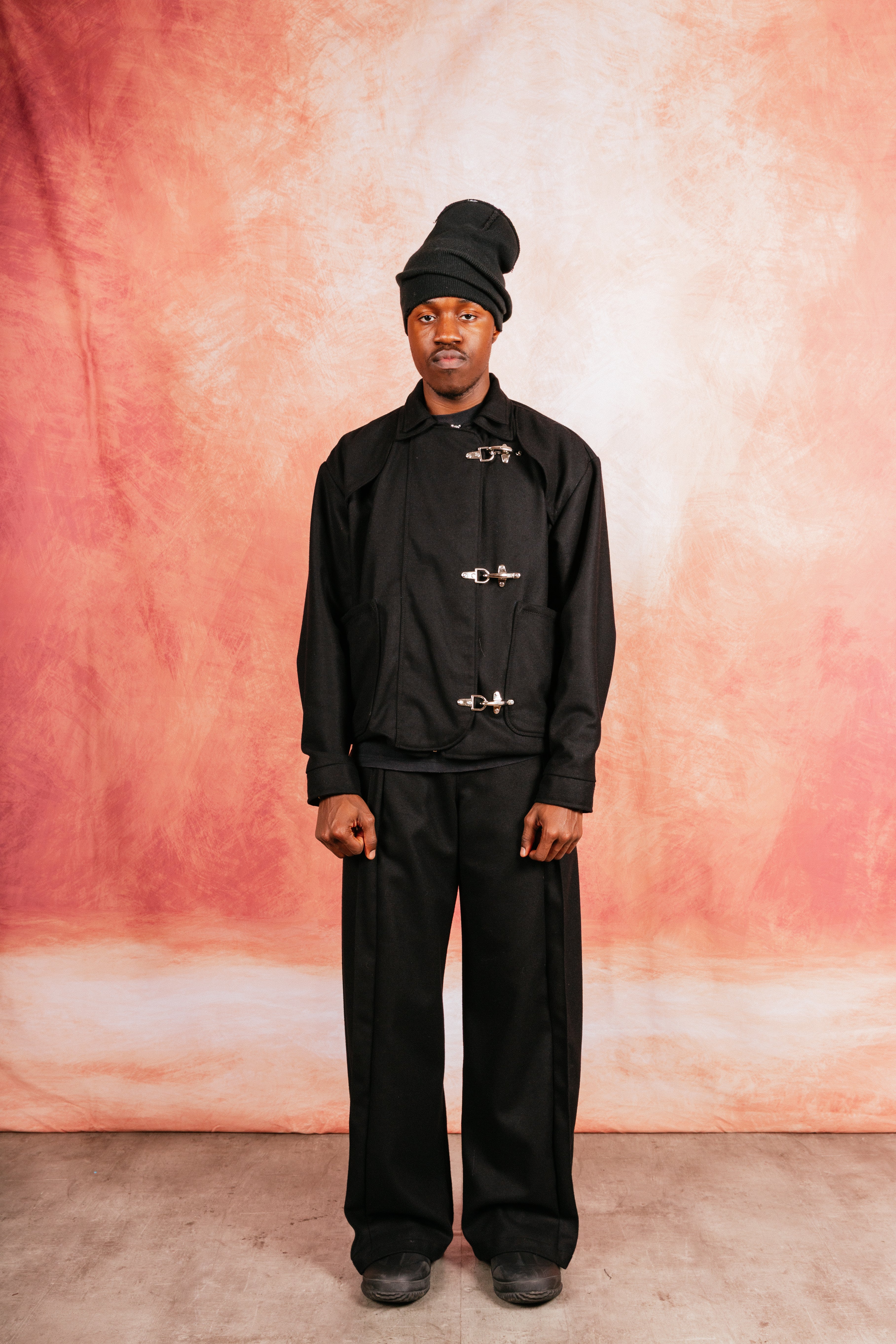 VT Rework: Fireman Clasp Black Wool Blouson – Vintage