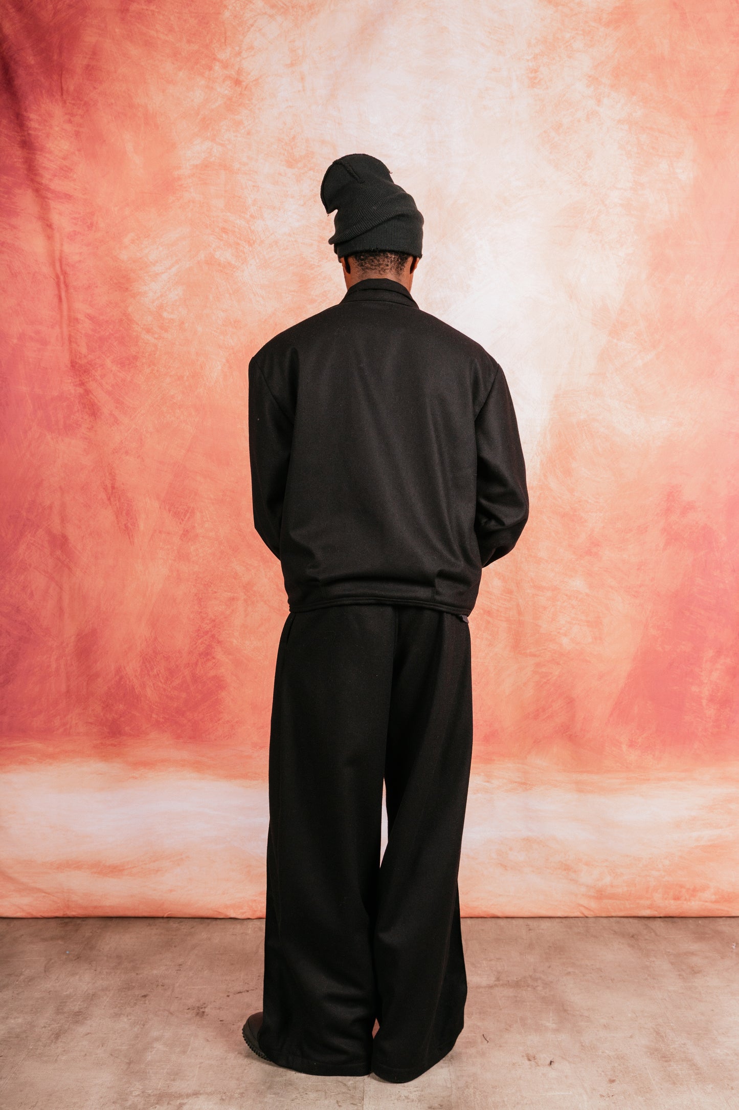 VT Rework: Fireman Clasp Black Wool Blouson