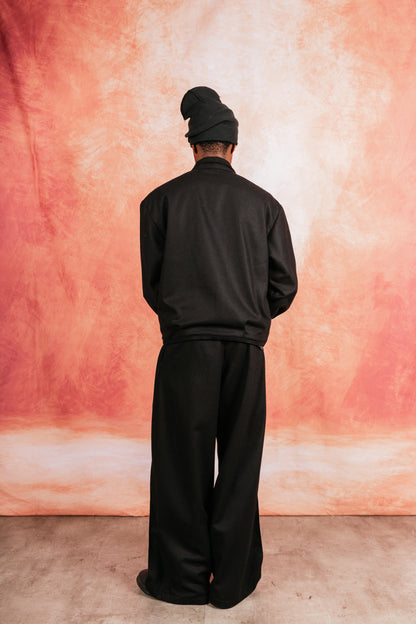 VT Rework: Fireman Clasp Black Wool Blouson