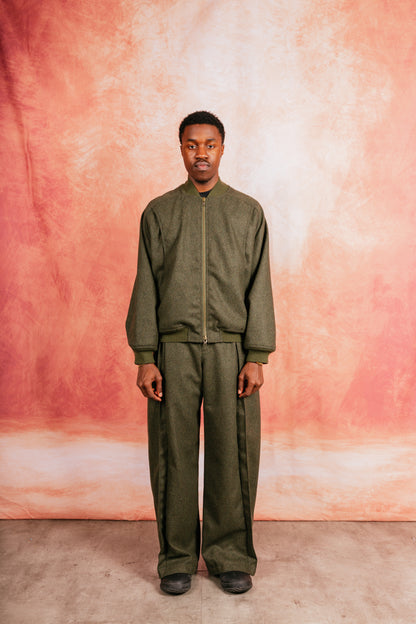 VT Rework: Pleated Khaki Wool Military Drill Trousers