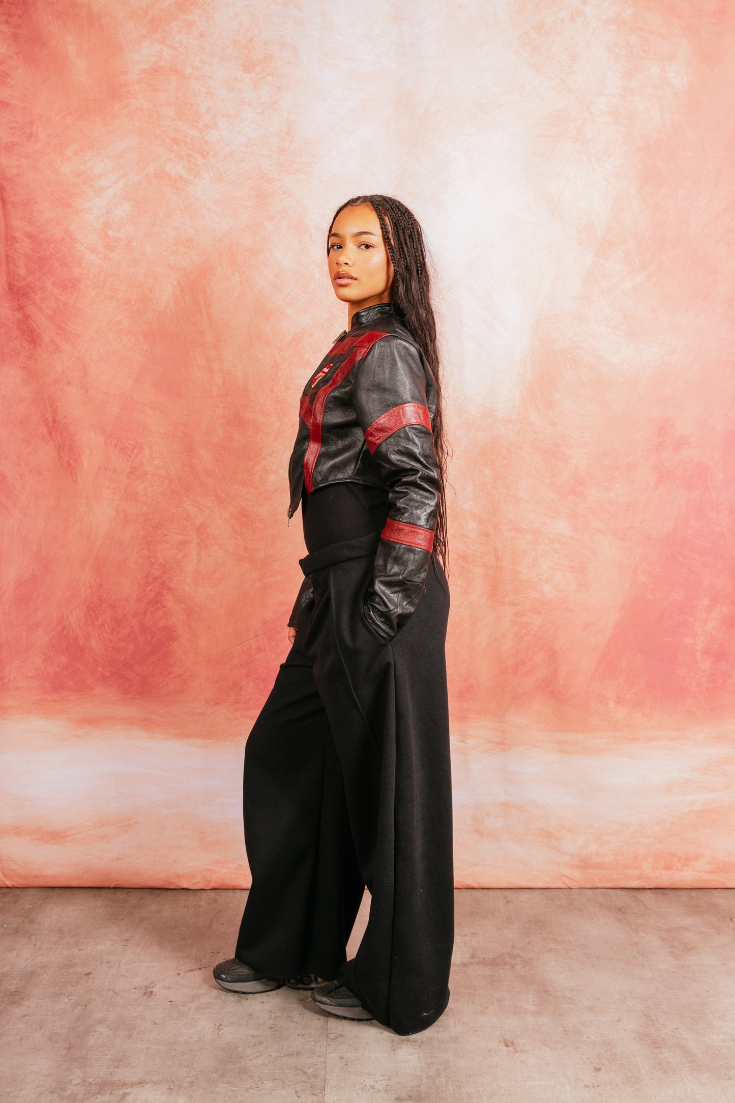 VT Rework: Custom Order – Leather Football Jacket