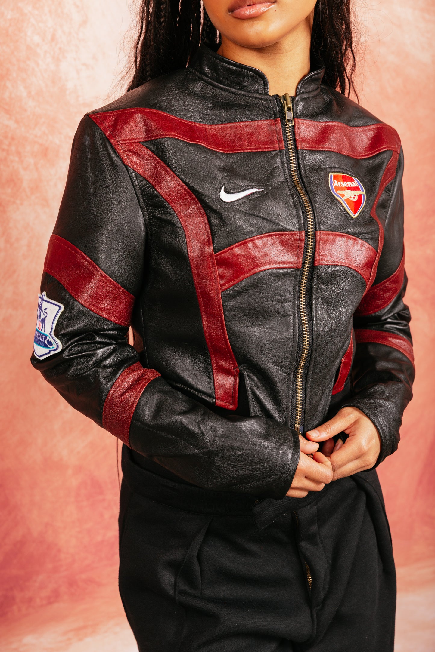 VT Rework: Custom Order – Leather Football Jacket