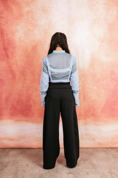 VT Rework: Real Madrid Ultra Cropped Denim Padded Jacket