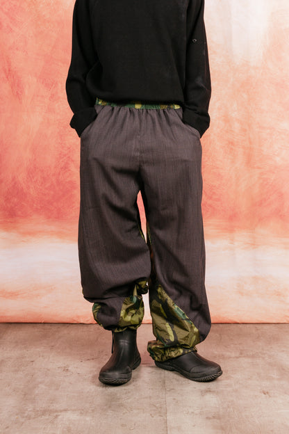 VT Rework: Ripstop Camoflague Oversized Woven Trousers