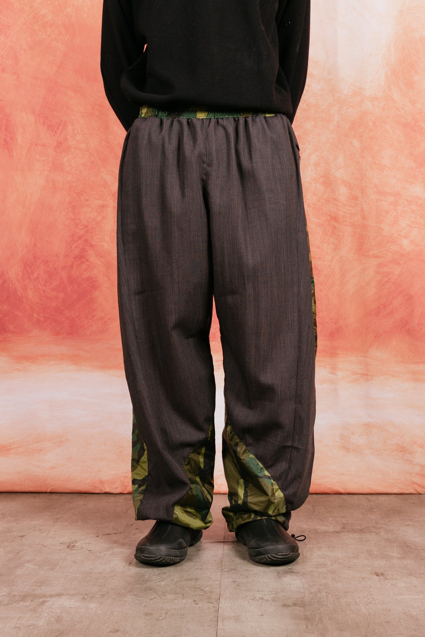 VT Rework: Ripstop Camoflague Oversized Woven Trousers