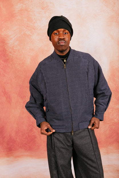 VT Rework: Pleated Grey Wool Military Drill Trousers