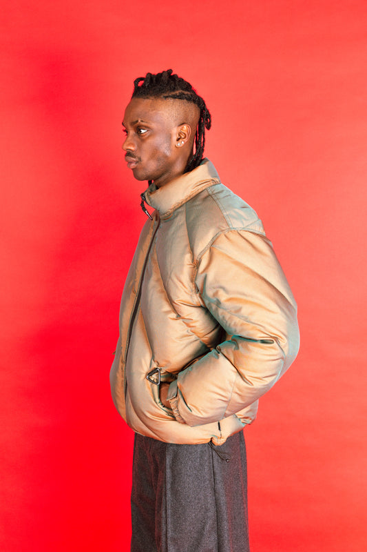 F/W 2019 Supreme Iridescent Duck Down Quilted Puffer Jacket